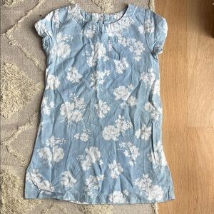 Sonoma Goods for Life Chambray Floral Kids Casual Dress